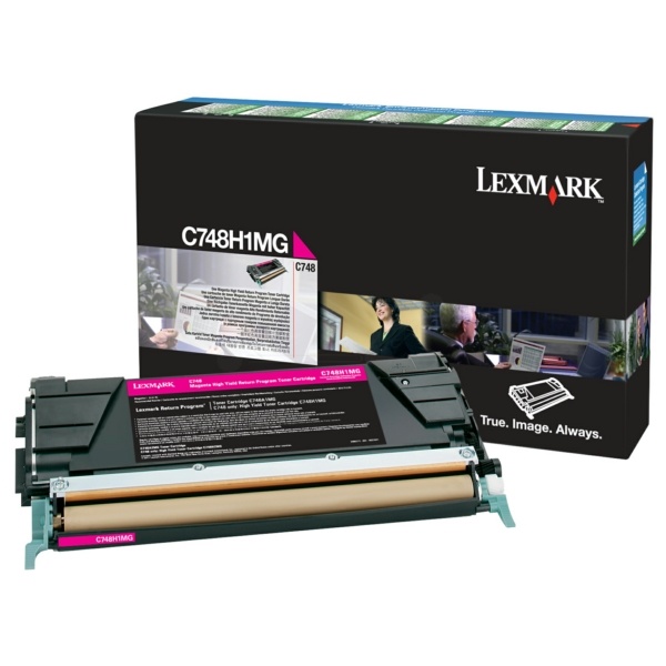 Lexmark C748H1MG Tonerkartusche magenta return program, 10.000 Seiten ISO/IEC 19798