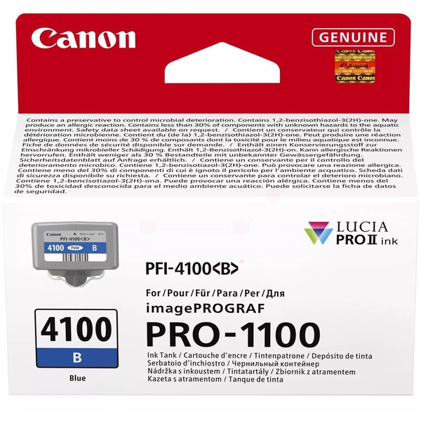 Canon 6786C001/PFI-4100B Tintenpatrone blau 80ml