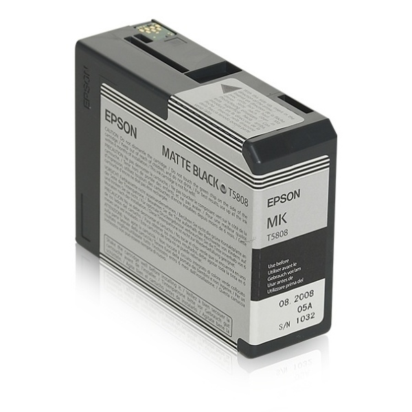 Epson C13T580800/T5808 Tintenpatrone schwarz matt 80ml