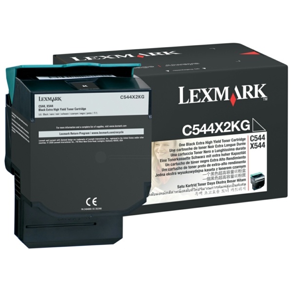 Lexmark C544X2KG Toner schwarz extra High-Capacity, 6.000 Seiten ISO/IEC 19798