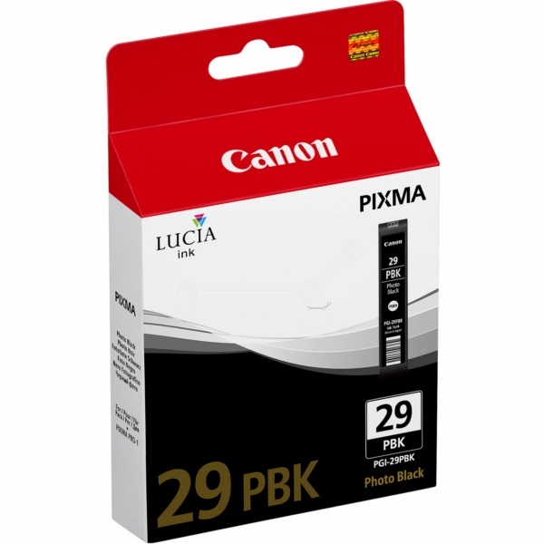 Canon 4869B001/PGI-29PBK Tintenpatrone schwarz foto, 1.300 Seiten 1300 Fotos 36ml