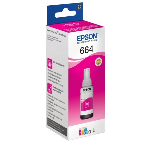 Epson C13T664340/664 Tintenflasche magenta, 6.500 Seiten 70ml