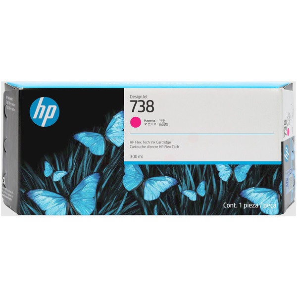 HP 676M7A/738 Tintenpatrone magenta 300ml