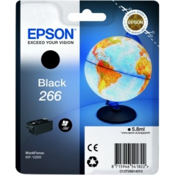 Epson C13T26614010/266 Tintenpatrone schwarz, 260 Seiten 5,8ml