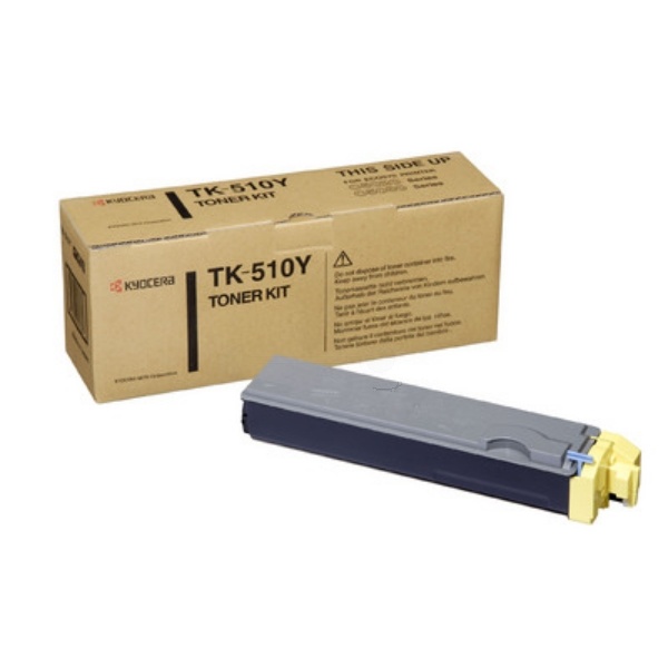 Kyocera 1T02F3AEU0/TK-510Y Toner-Kit gelb, 8.000 Seiten/5%