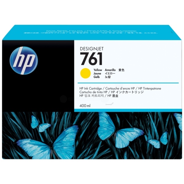 HP CM992A/761 Tintenpatrone gelb 400ml