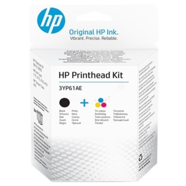 HP 3YP61AE/GT52 Tintenpatrone MultiPack Bk,C,M,Y 6000pg + 3x8000pg VE=4