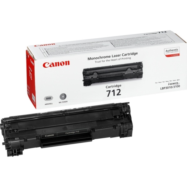 Canon 1870B002/712 Tonerkartusche schwarz, 1.500 Seiten/5%