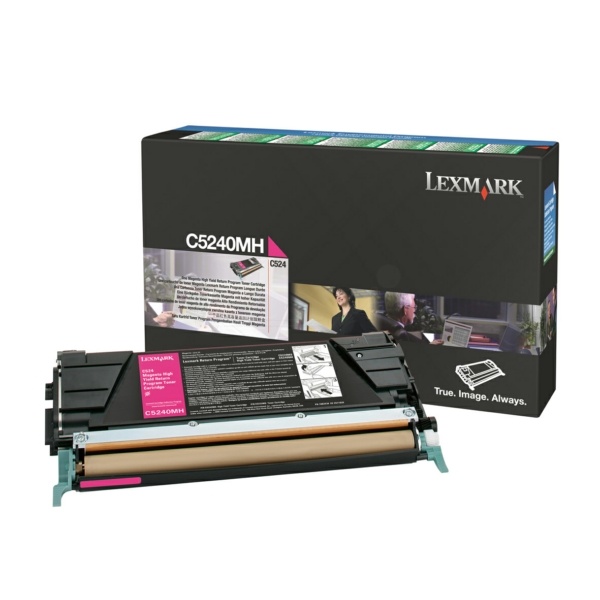 Lexmark C5240MH Toner-Kit magenta High-Capacity return program, 5.000 Seiten/5%