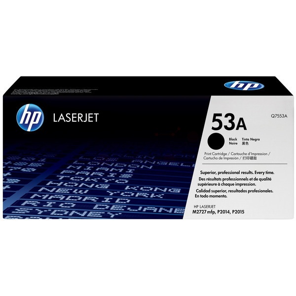 HP Q7553A/53A Tonerkartusche schwarz, 3.000 Seiten ISO/IEC 19752