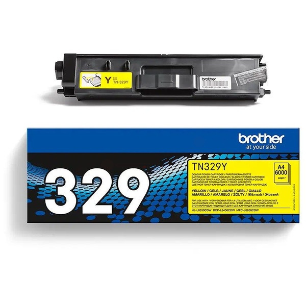 Brother TN-329Y Toner-Kit gelb extra High-Capacity, 6.000 Seiten ISO/IEC 19798