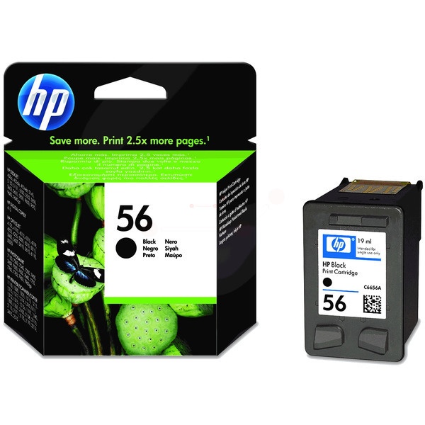 HP C6656AE/56 Druckkopfpatrone schwarz, 520 Seiten ISO/IEC 24711 19ml