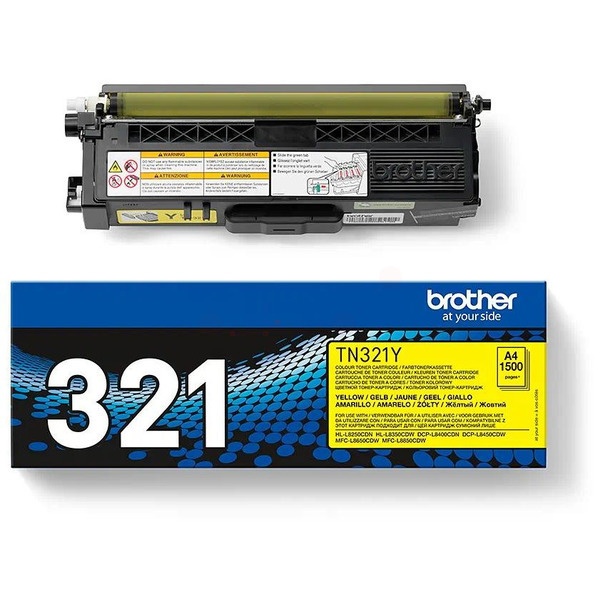 Brother TN-321Y Toner-Kit gelb, 1.500 Seiten ISO/IEC 19798