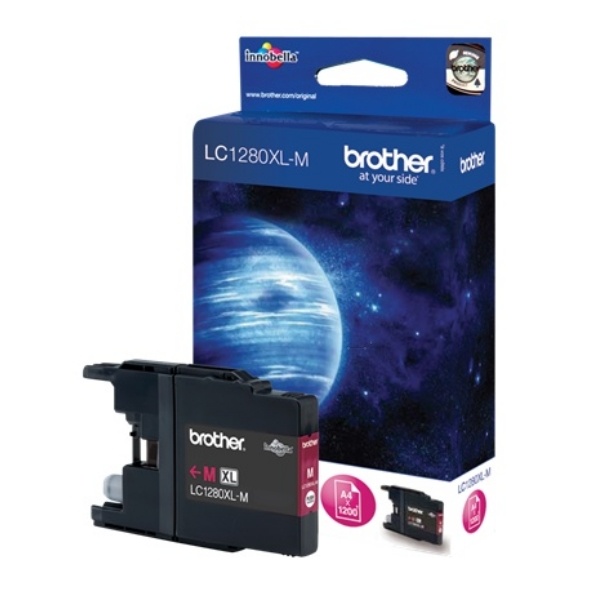 Brother LC-1280XLM Tintenpatrone magenta High-Capacity, 1.200 Seiten ISO/IEC 24711