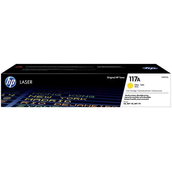 HP W2072A/117A Toner-Kit gelb, 700 Seiten ISO/IEC 19798