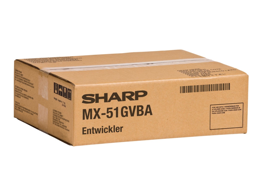 Sharp MX-51GVBA Entwickler schwarz, 150.000 Seiten