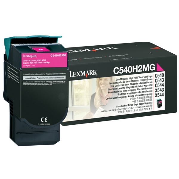 Lexmark C540H2MG Toner magenta, 2.000 Seiten ISO/IEC 19798