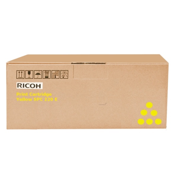 Ricoh 406106/SPC220E Toner gelb, 2.000 Seiten ISO/IEC 19798