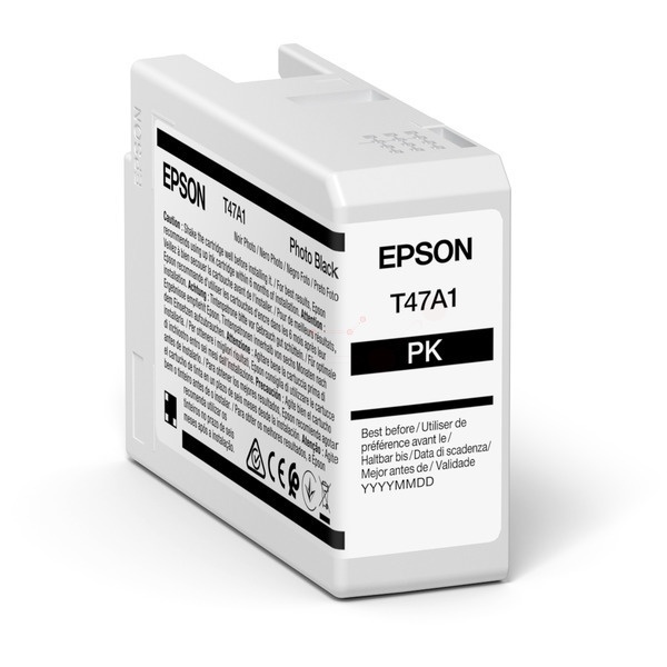 Epson C13T47A100/T47A1 Tintenpatrone schwarz 50ml