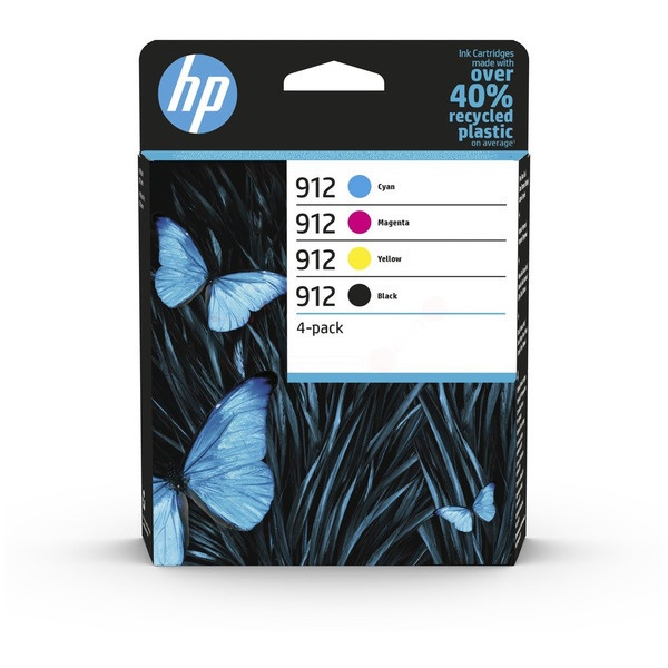 HP 6ZC74AE/912 Tintenpatrone MultiPack Bk,C,M,Y, 4x300 Seiten 17.08ml 8,3ml + 3x2,9ml VE=4