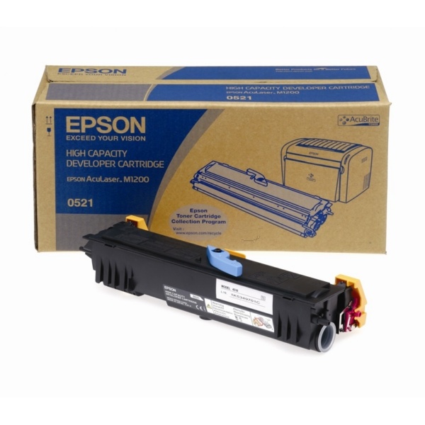 Epson C13S050521/0521 Toner-Kit schwarz, 3.200 Seiten/5%