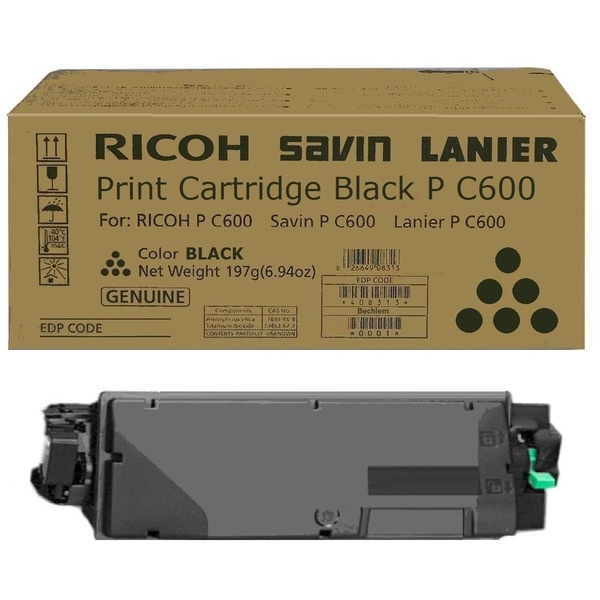 Ricoh 408314/PC600 Toner-Kit schwarz, 17.000 Seiten