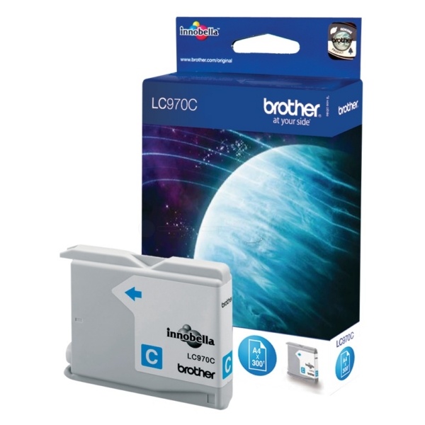 Brother LC-970C Tintenpatrone cyan, 300 Seiten 8ml