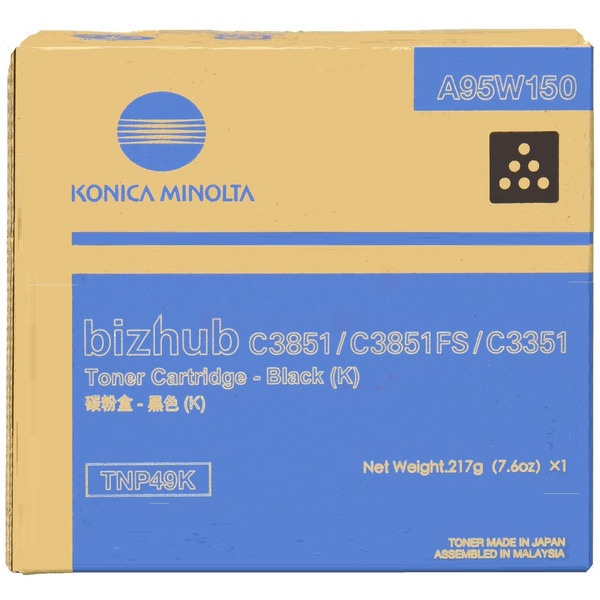 Konica Minolta A95W150/TNP-49K Toner schwarz, 13.000 Seiten