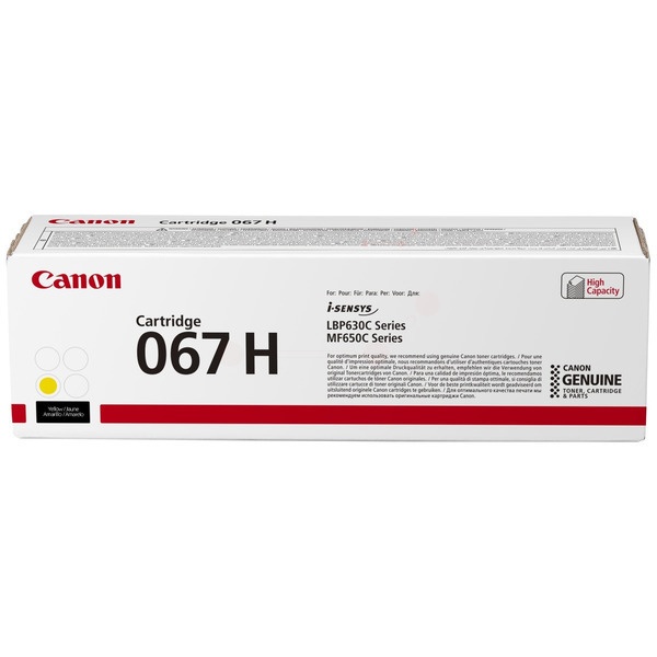 Canon 5103C002/067H Tonerkartusche gelb High-Capacity, 2.350 Seiten ISO/IEC 19752