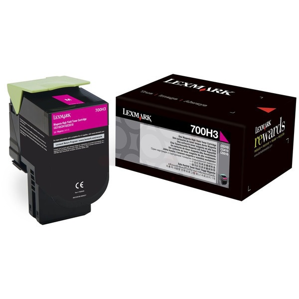 Lexmark 70C0H30/700H3 Toner-Kit magenta, 3.000 Seiten ISO/IEC 19798