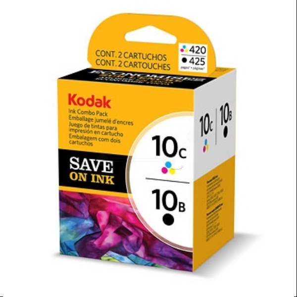 Kodak 3949948/10B10C Druckkopfpatrone Multipack schwarz + color, 2x420 Seiten ISO/IEC 24711 VE=2