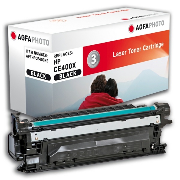 AgfaPhoto APTHPCE400XE Tonerkartusche schwarz High-Capacity, 11.000 Seiten 175 Gramm (ersetzt HP 507X/CE400X)