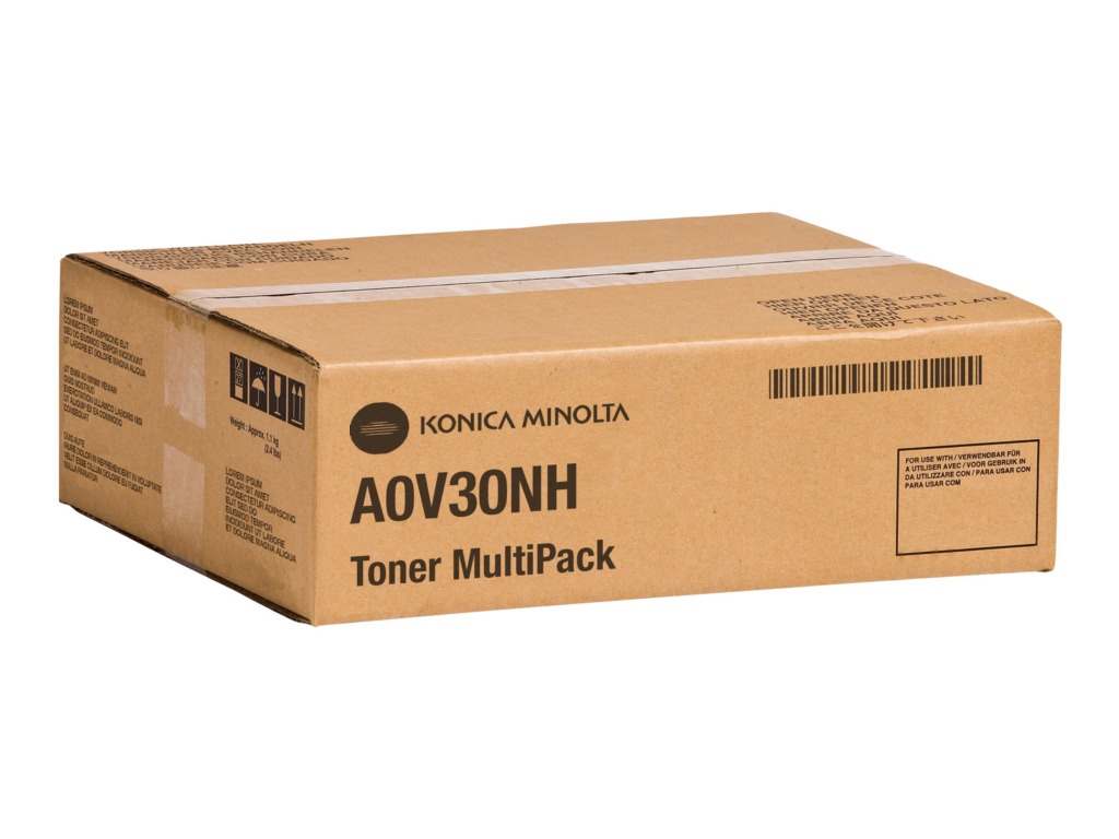 Konica Minolta A0V30NH Toner Rainbow-Kit (c,m,y), 3x2.500 Seiten/5% VE=3