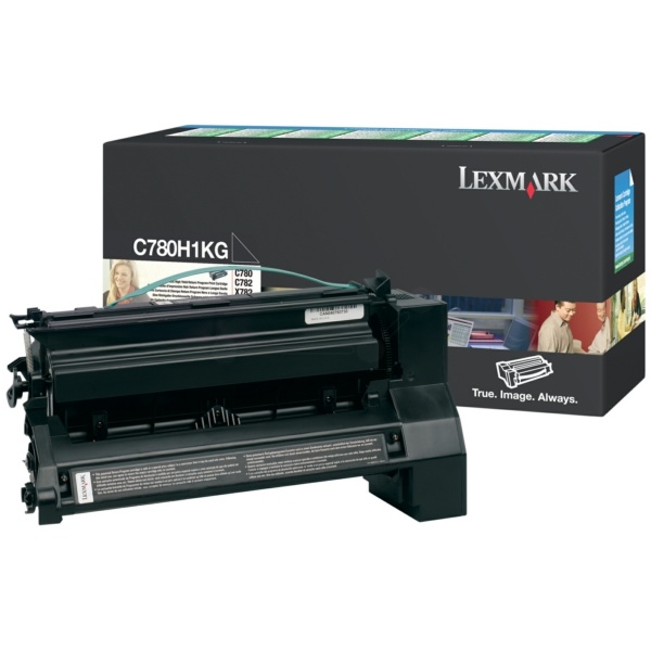 Lexmark C780H1KG Tonerkartusche schwarz return program, 10.000 Seiten/5%