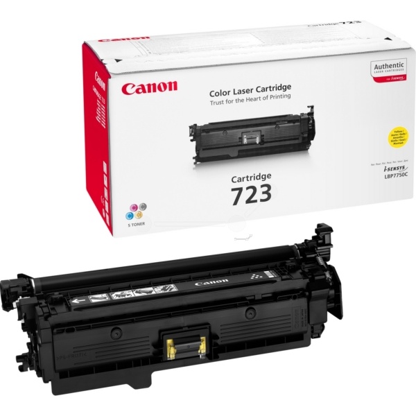 Canon 2641B002/723Y Tonerkartusche gelb, 8.500 Seiten ISO/IEC 19798