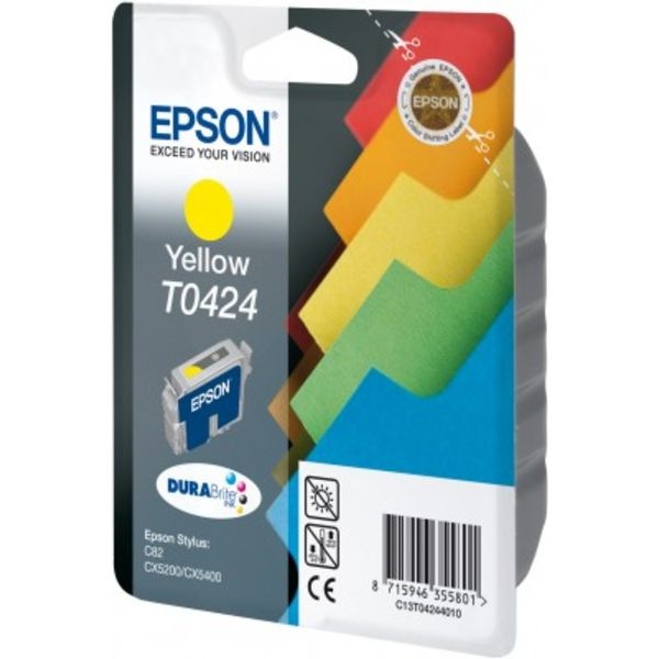 Epson C13T04244010/T0424 Tintenpatrone gelb, 420 Seiten ISO/IEC 24711 16ml