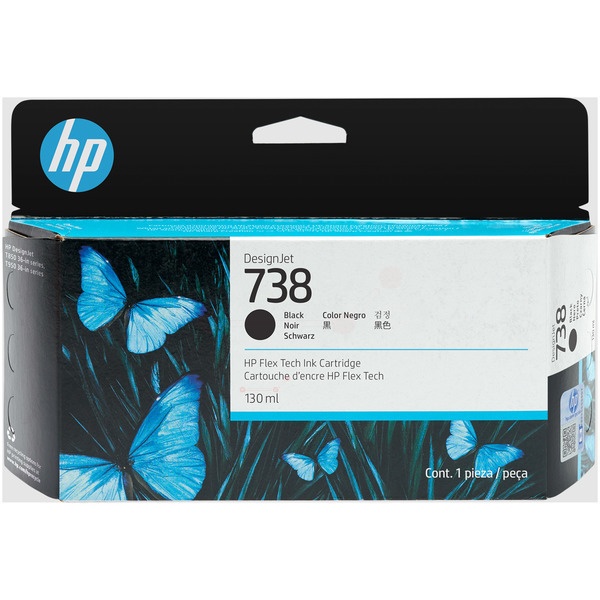 HP 498N4A/738 Tintenpatrone schwarz 130ml