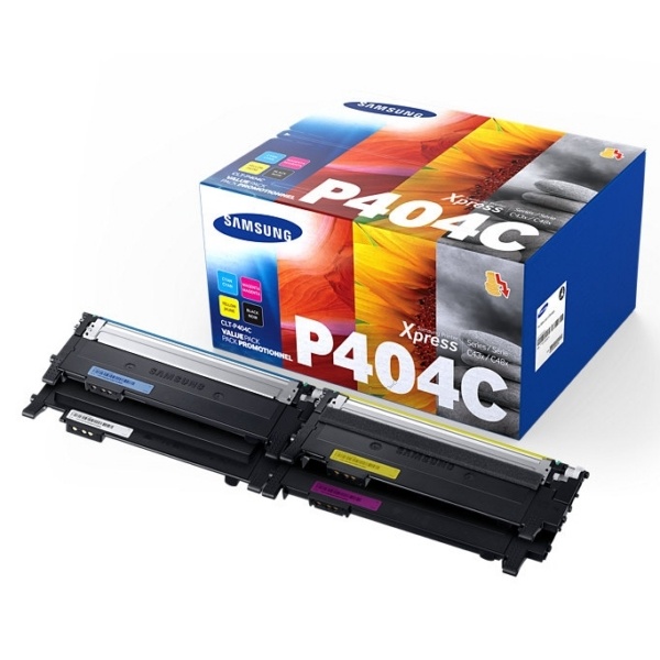 Samsung CLT-P404C/ELS/P404C Tonerkartusche MultiPack Bk,C,M,Y 1500pg + 3x1000pg VE=4