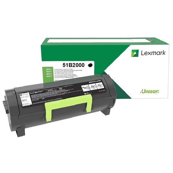 Lexmark 51B2000 Toner-Kit return program, 2.500 Seiten ISO/IEC 19752