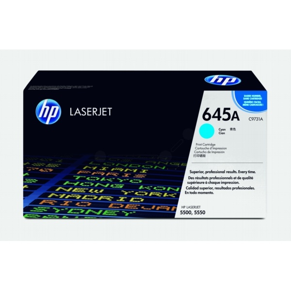 HP C9731A/645A Tonerkartusche cyan, 12.000 Seiten/5%