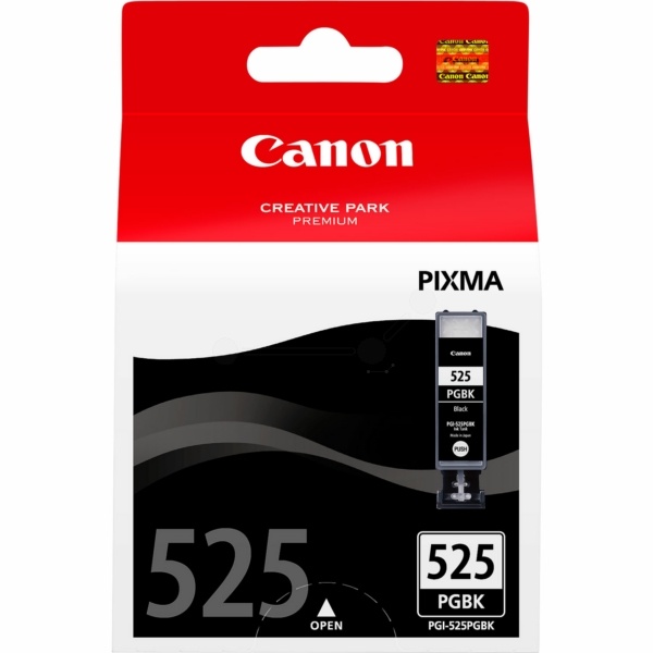 Canon 4529B001/PGI-525PGBK Tintenpatrone schwarz pigmentiert, 311 Seiten ISO/IEC 24711 19ml