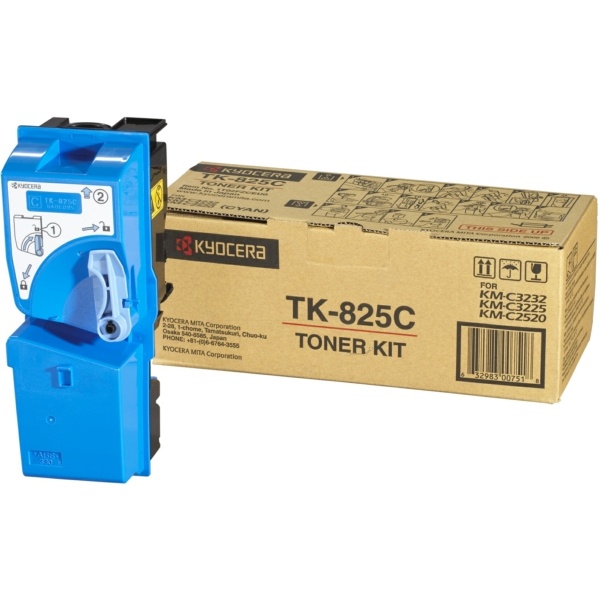 Kyocera 1T02FZCEU0/TK-825C Toner cyan, 7.000 Seiten ISO/IEC 19798