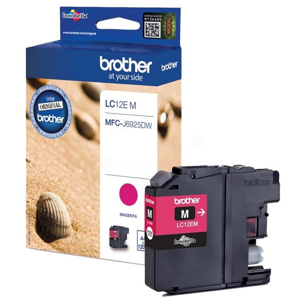 Brother LC-12EM Tintenpatrone magenta, 1.200 Seiten ISO/IEC 24711