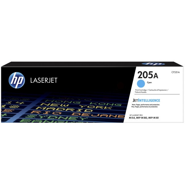 HP CF531A/205A Tonerkartusche cyan, 900 Seiten ISO/IEC 19798