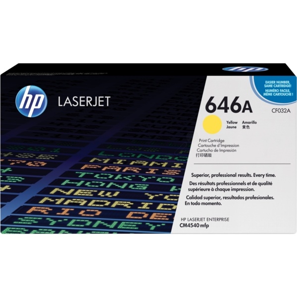 HP CF032A/646A Tonerkartusche gelb, 12.500 Seiten/5%