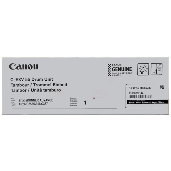 Canon 2186C002/C-EXV55 Drum Kit schwarz, 45.000 Seiten