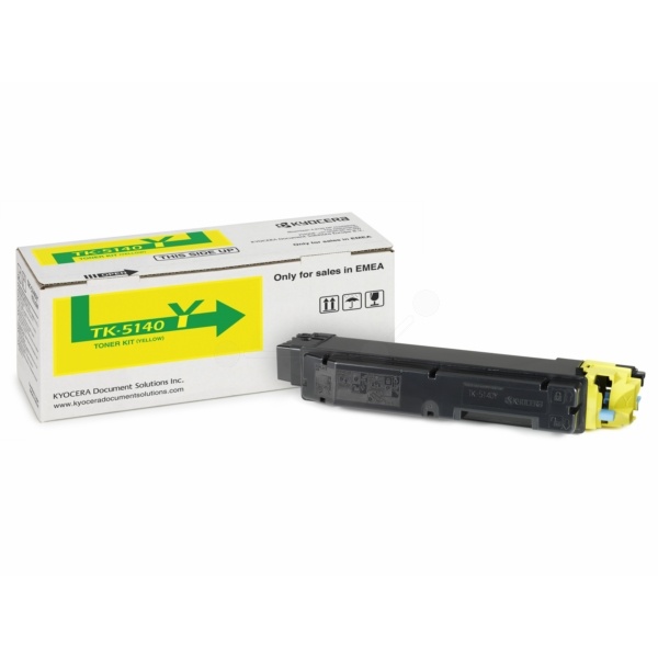 Kyocera 1T02NRANL0/TK-5140Y Toner-Kit gelb, 5.000 Seiten ISO/IEC 19798