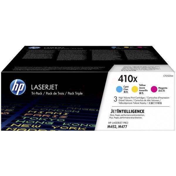 HP CF252XM/410X Tonerkartusche MultiPack C,M,Y, 3x5.000 Seiten ISO/IEC 19798 VE=3