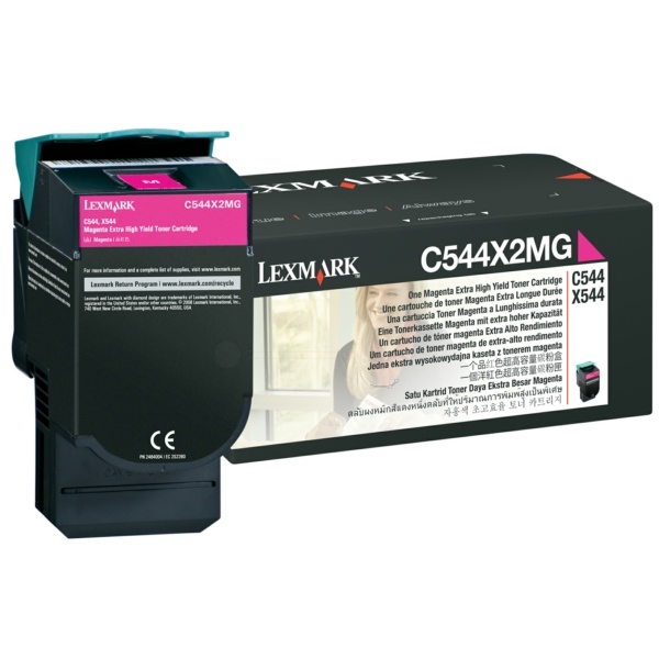 Lexmark C544X2MG Toner magenta, 4.000 Seiten ISO/IEC 19798