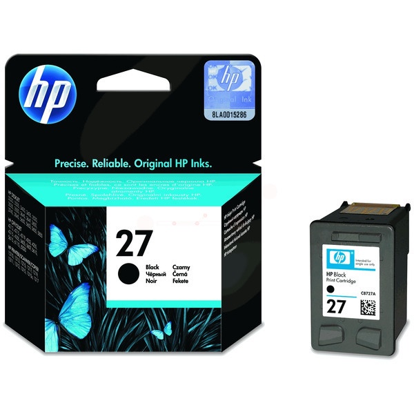 HP C8727AE/27 Druckkopfpatrone schwarz, 280 Seiten ISO/IEC 24711 10ml